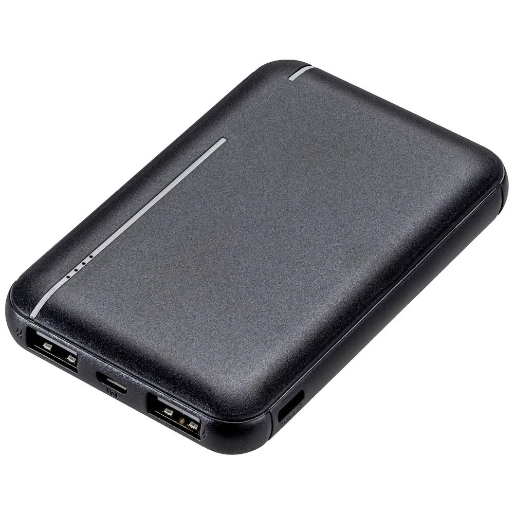 Vivanco  powerbank (rezervna baterija) 5000 mAh  Li-Ion USB a, USB-C® crna prikaz statusa slika
