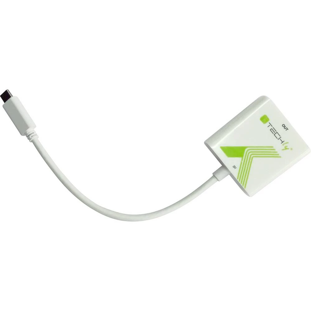 TECHly IADAP-USB31-HDMI60 HDMI / USB-C adapter [1x muški konektor USB-C™ - 1x ženski konektor HDMI] bijela 0.15 m slika