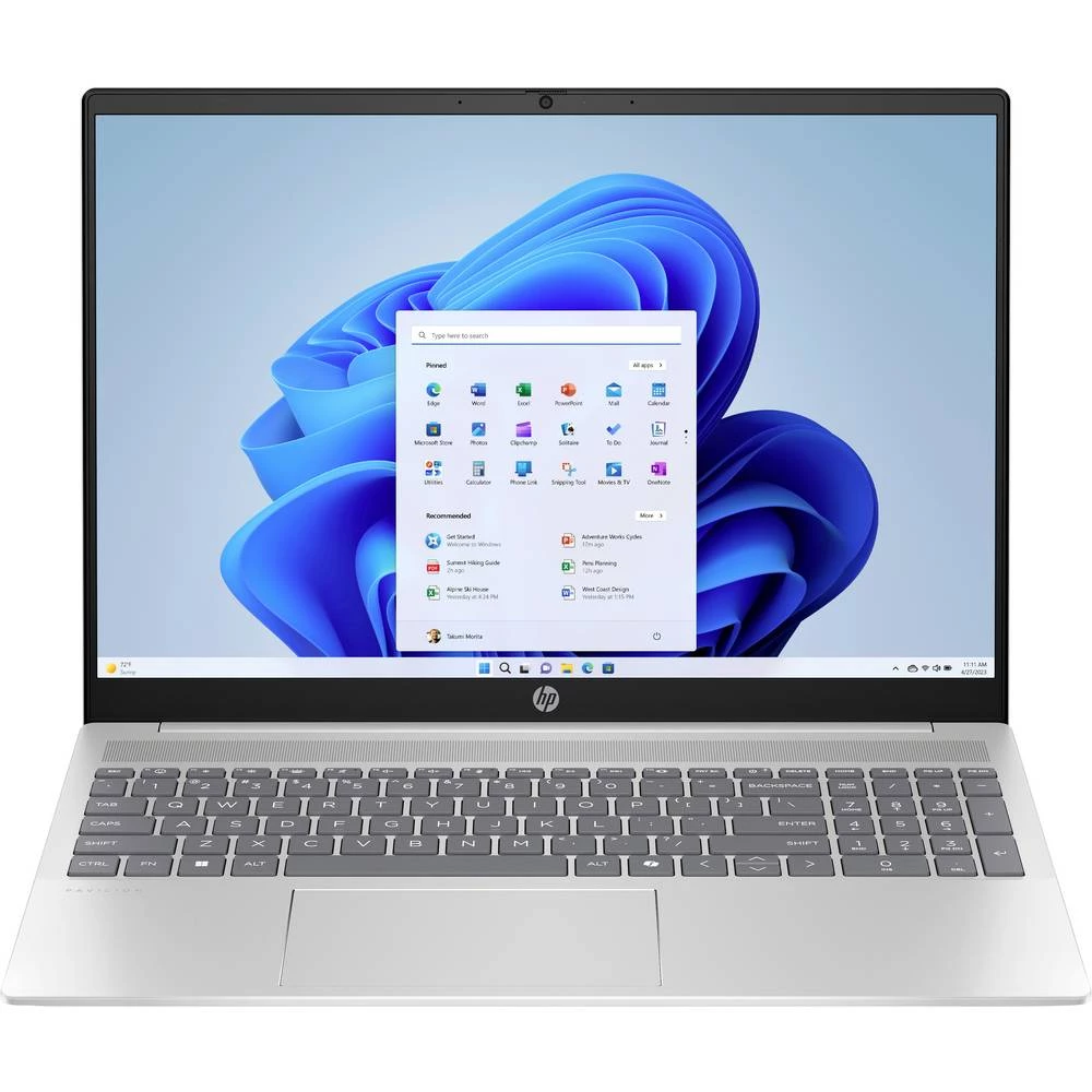 HP Notebook "Pavilion 16-af0600ng" 40.6 cm (16 palac) 2K Intel® Core™ Ultra 5 125U 16 GB RAM 1 TB SSD njemačka, qwertz I slika