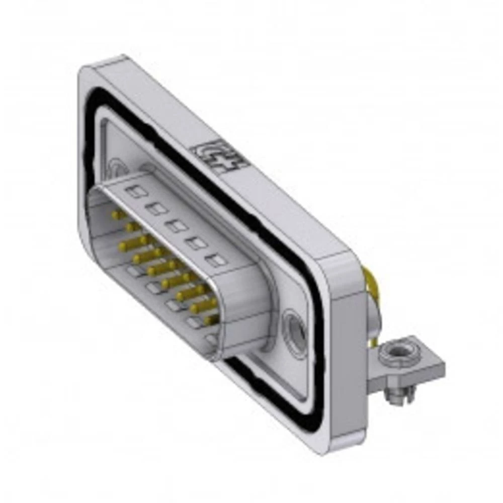 D-SUB utikač 90 ° Broj polova: 15 Lem, Pinovi DELTRON SWISS 1 ST slika