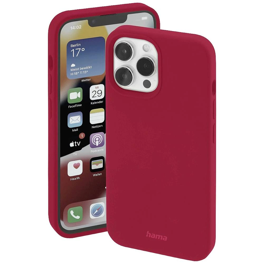 Hama MagCase Finest Feel PRO etui Apple iPhone 14 Pro Max crvena slika