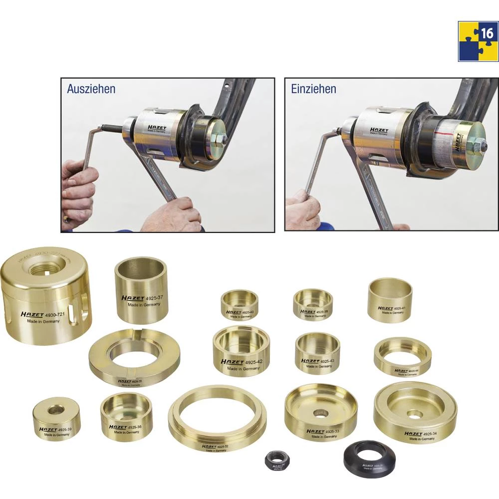 Tiha ležaj Alat set Hazet 4925-2506/16 slika