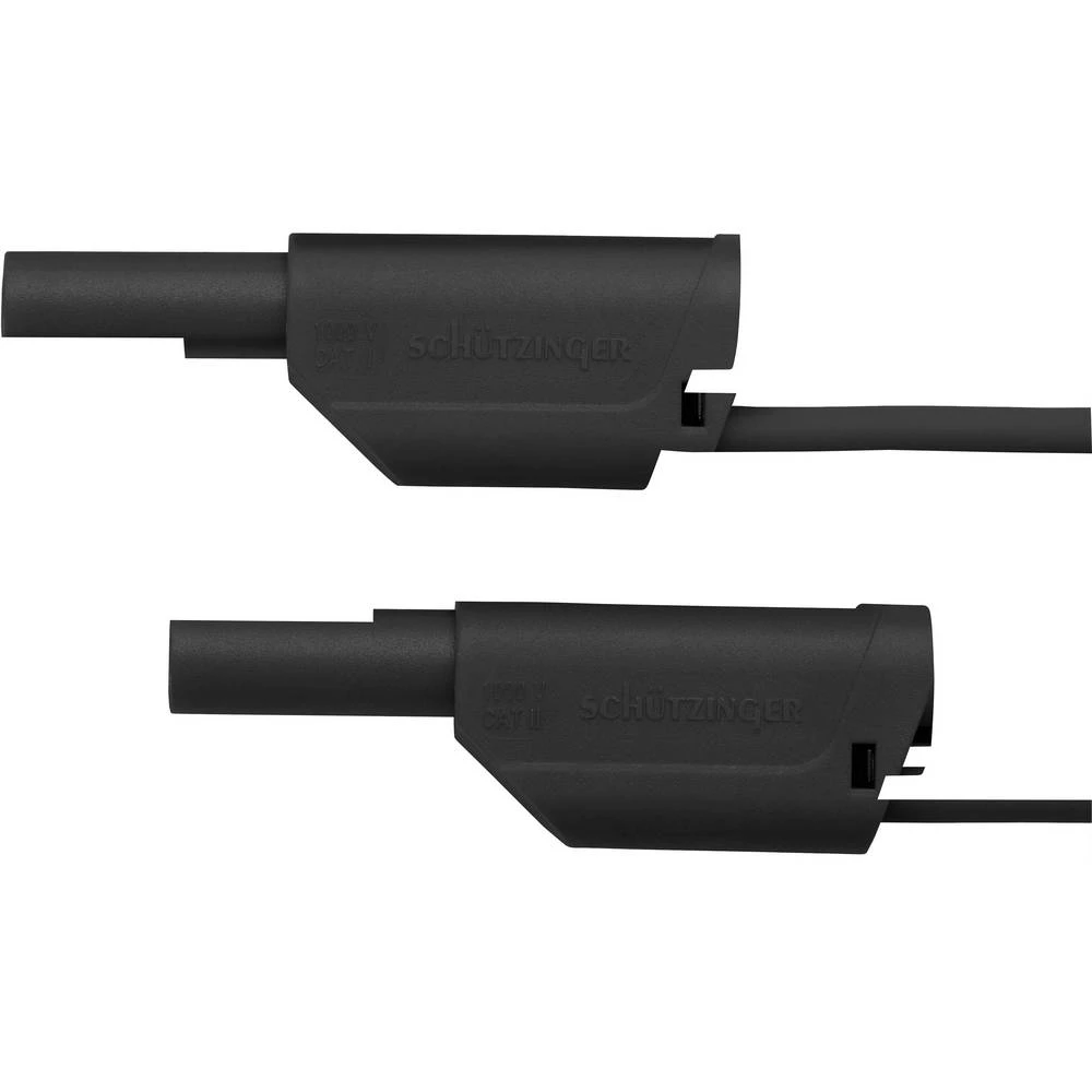 Schützinger VSFK 5000 / 2.5 / 50 / SW spojni vod [konektor 4 mm - konektor 4 mm] crna 1 St. slika