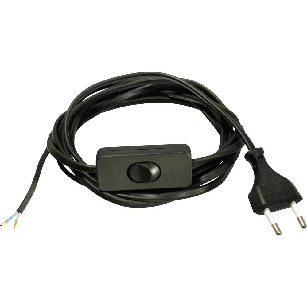 as - Schwabe 70632 Mrežni kabel, priključni kabel za štednjak Euro priključni kabel 3m Crna slika