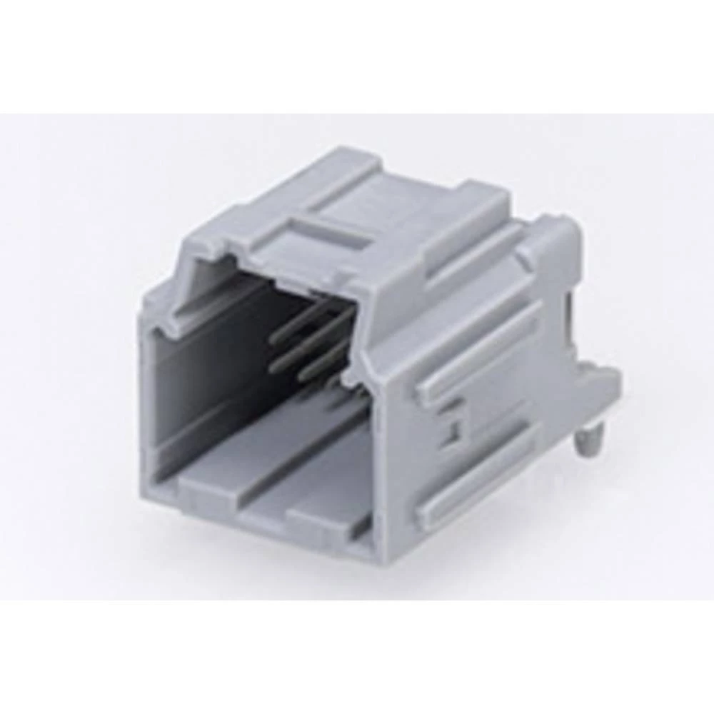 Molex ugradna standardna letva s muškim kontaktima  Ukupan broj polova 12 Raster: 2.54 mm 346910121 1 St. Tray Molex 346910121 Stac64 Right-Angle Header Assembly, 12 Circuits, Polarization B, slika