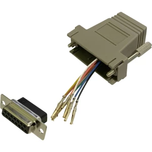 BKL Electronic 10121118 adapter 15-polni ženski konektor D-Sub - RJ45-utičnica  1 St. Single slika