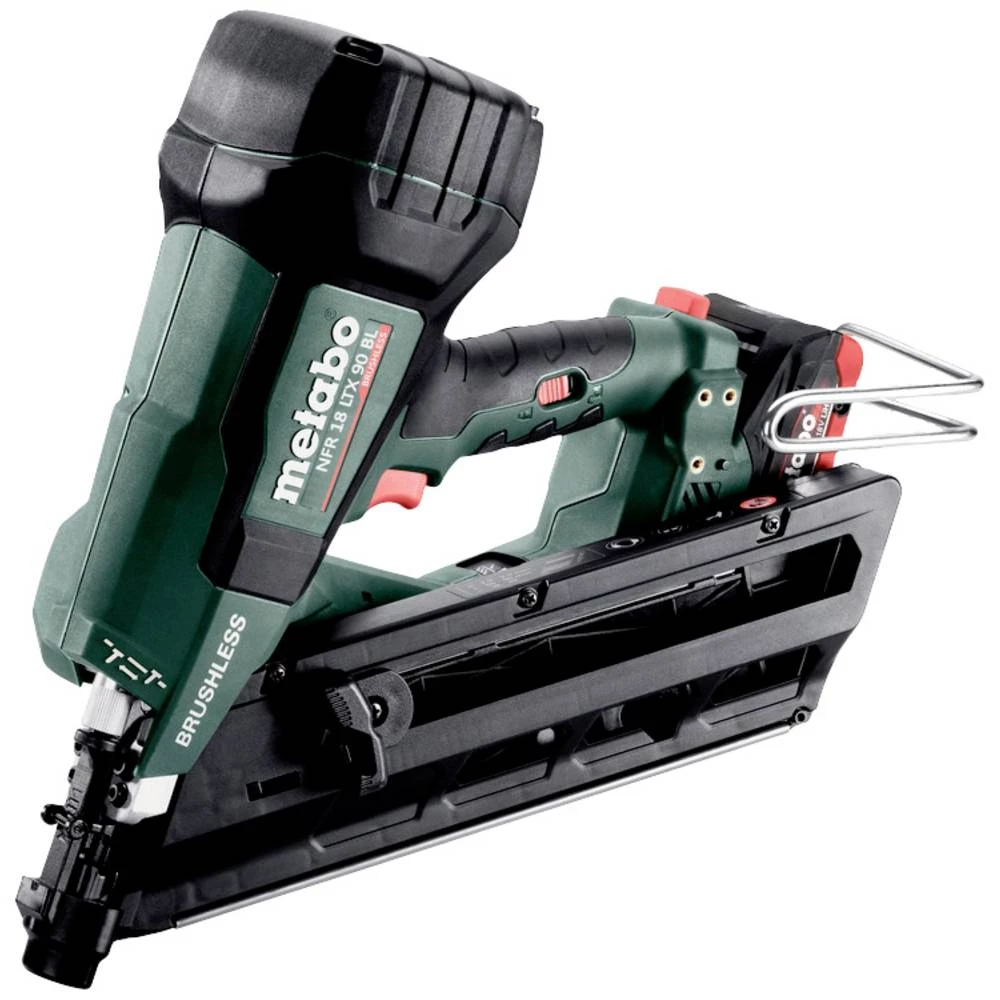 Metabo 612090800 klamerica za čavle na bateriju bez četkica, uklj. 2 akumulatora, uklj. kofer, uklj. punjač slika