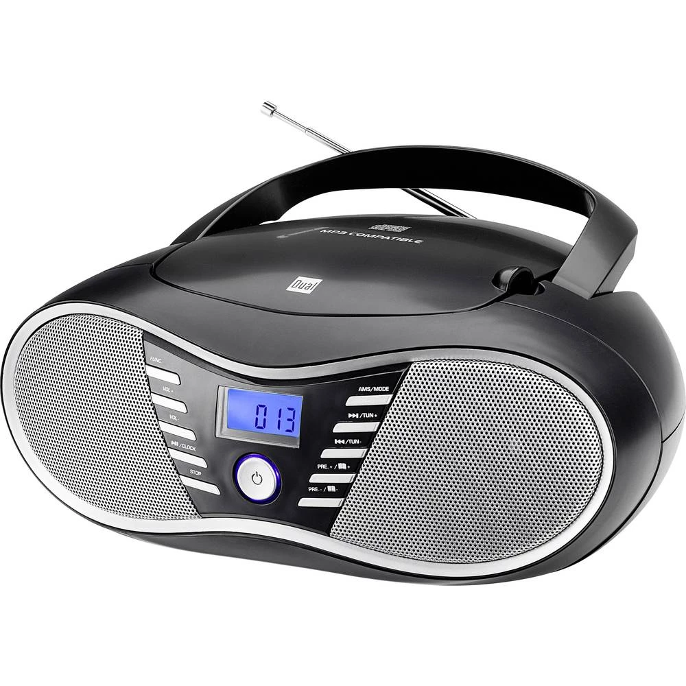 UKW CD radio Dual P 60 BT AUX, Bluetooth, USB, UKW Crna slika