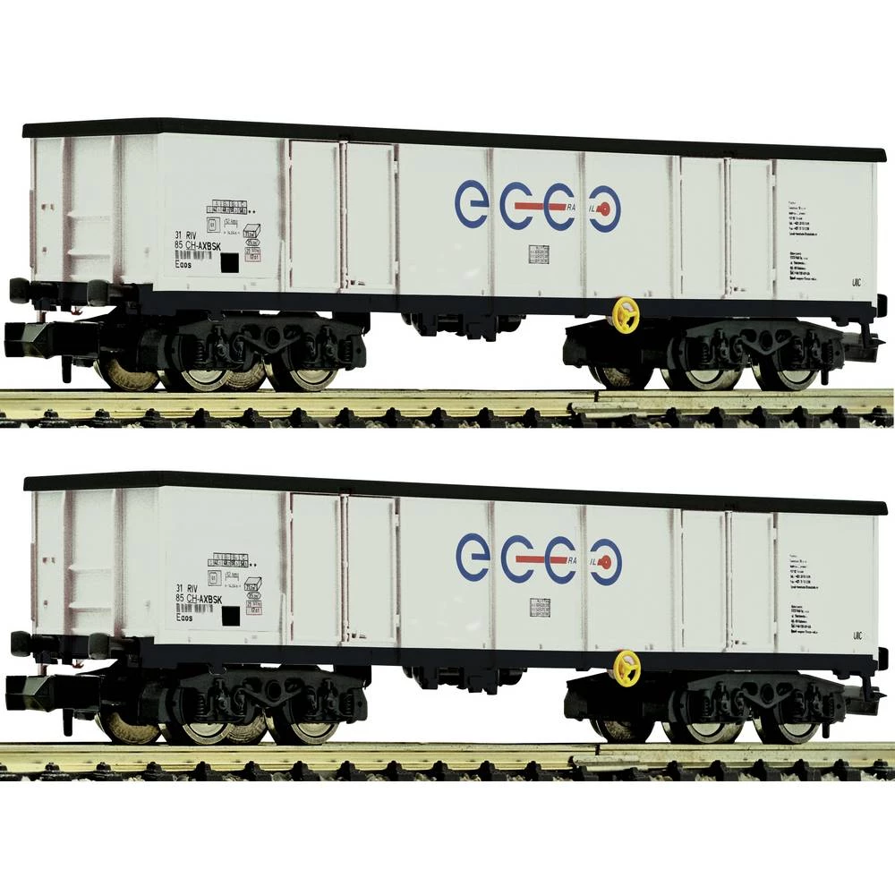 Fleischmann 841014 2 kom. Set: Otvoreni teretni automobili, Ecco Rail slika