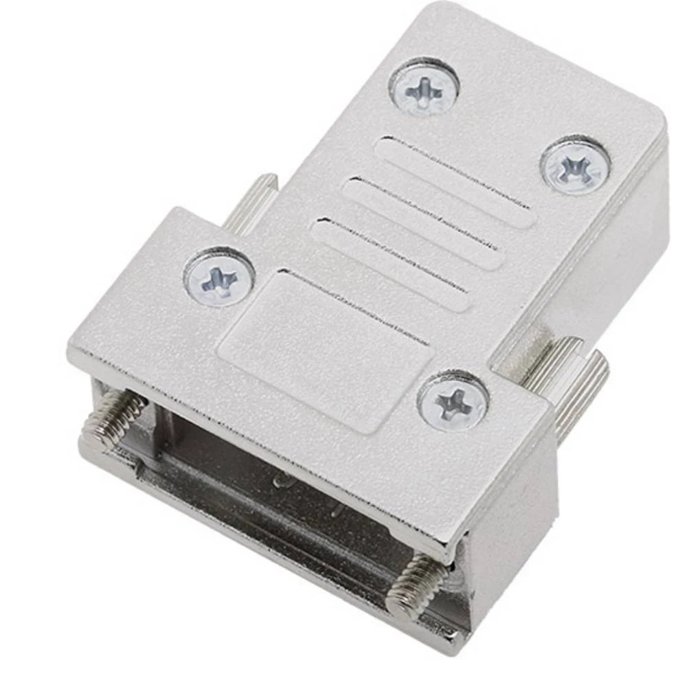 D-SUB kućište Broj polova: 9 Cijeli metal 180 ° Srebrna encitech DCRP09-K 1 ST slika