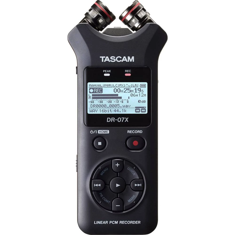 Audio snimač Tascam DR-07X Crna slika