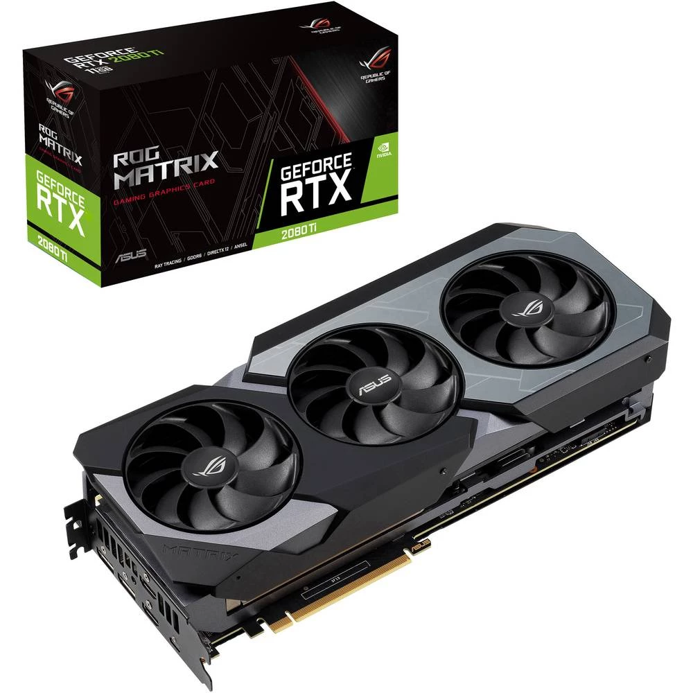 Grafička kartica Asus Nvidia GeForce RTX2080 Ti Gaming 11 GB GDDR6-RAM PCIe x16 HDMI&trade;, DisplayPort, USB-C&trade; slika