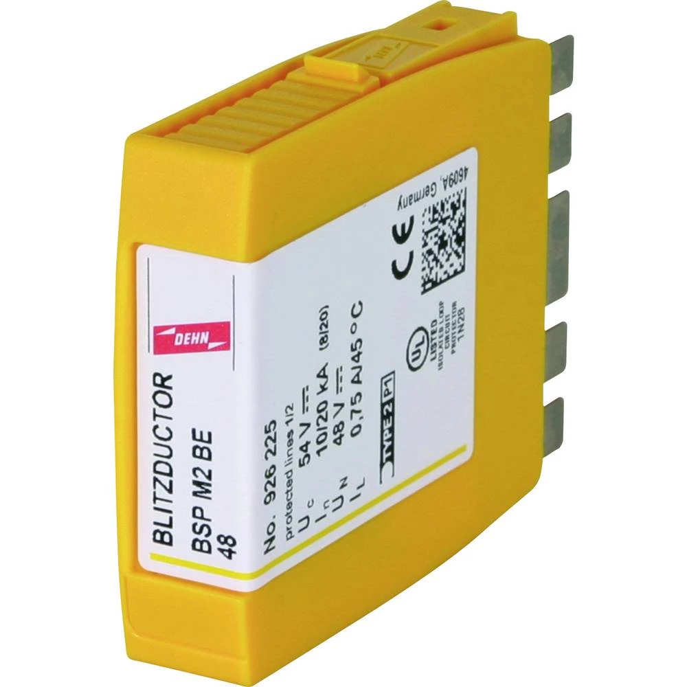 DEHN 926225 Überspannungs-Ableiter-Modul für 2 Einzeladern BLITZDUCTOR SP modul za prenaponsku zaštitu   20 kA  1 St. slika