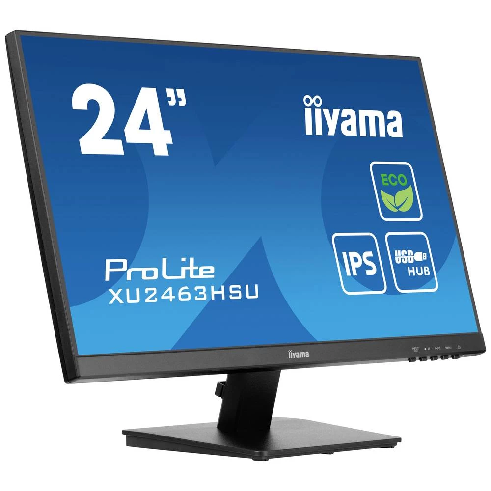 Iiyama ProLite Green Choice LED zaslon  Energetska učinkovitost 2021 B (A - G) 60.5 cm (23.8 palac) 1920 x 1080 piksel 1 slika
