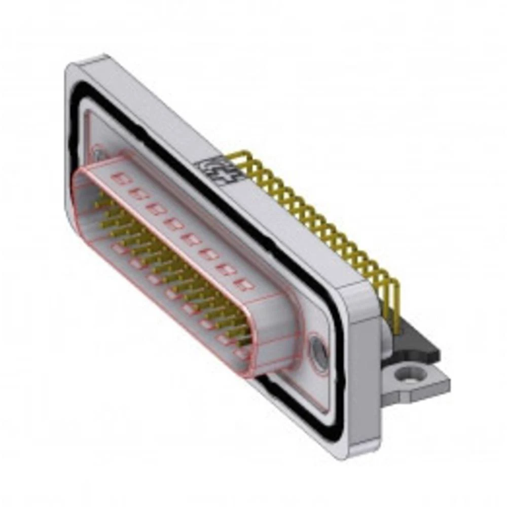 D-SUB utikač 90 ° Broj polova: 44 Lem, Pinovi DELTRON SWISS 1 ST slika