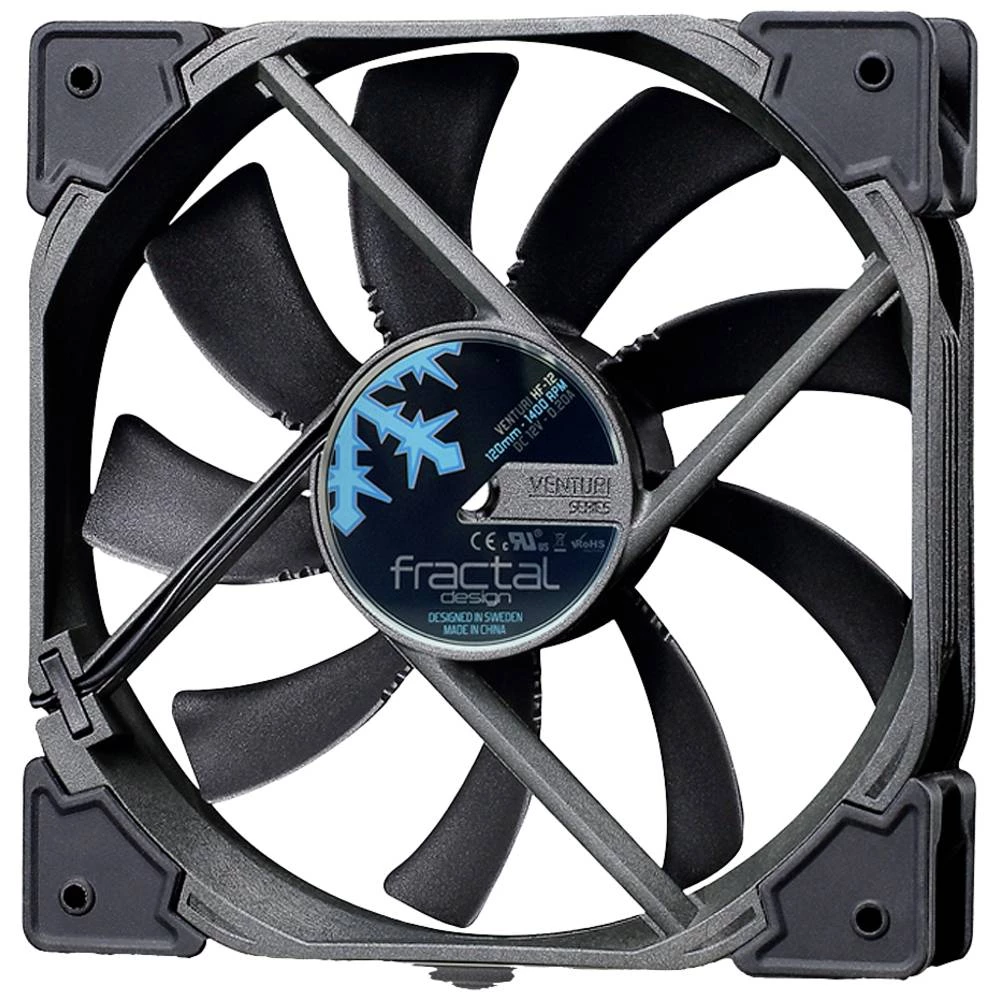 Fractal Design Venturi HP-14 PWM ventilator za PC kućište crna, siva (Š x V x D) 140 x 25 x 140 mm slika