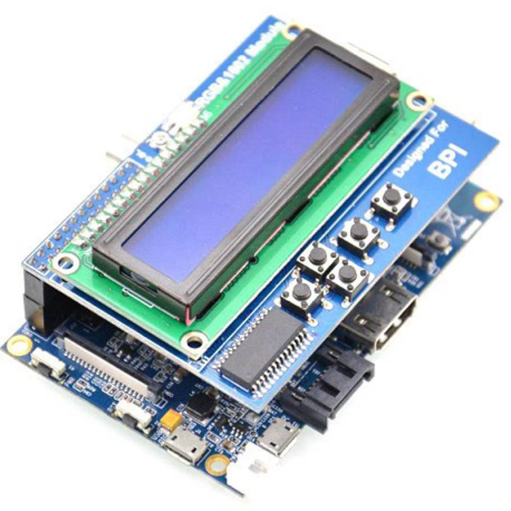 Allnet BananaPi_LCD1602_Display Modul prikaza 5.1 cm(2 ")16 x 2 piksel Pogodno za: Banana Pi slika