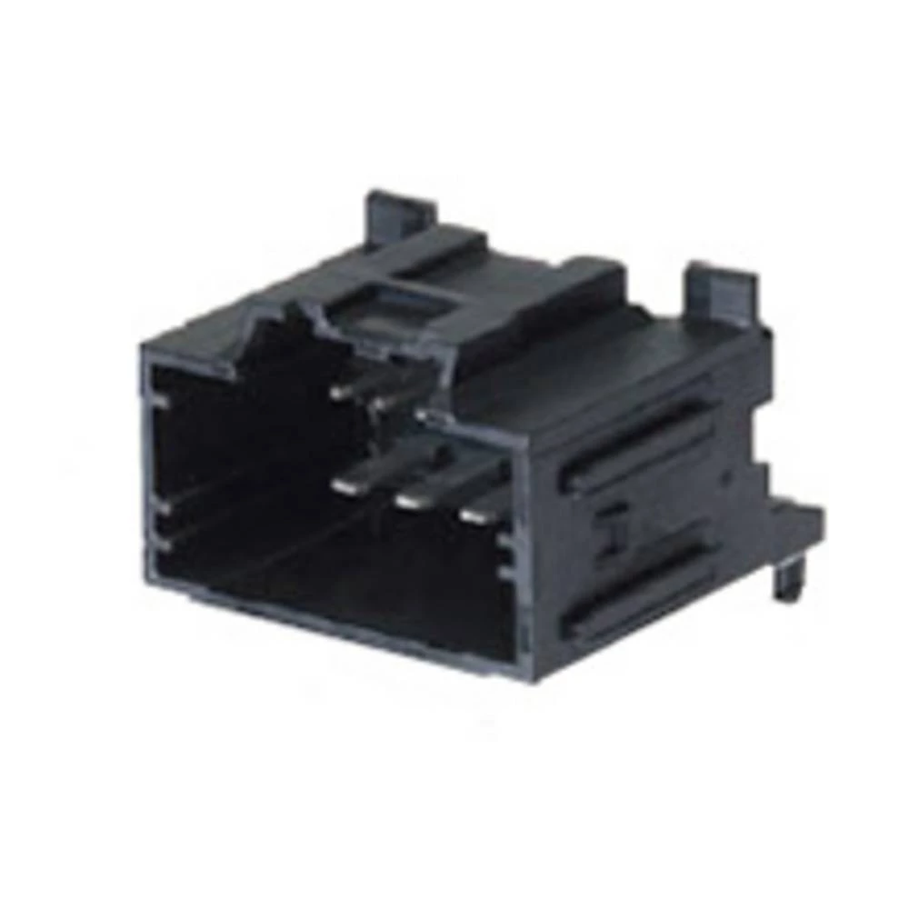 Molex ugradna standardna letva s muškim kontaktima  Ukupan broj polova 10 Raster: 2.54 mm, 5.25 mm 346960100 1 St. Tray Molex 346960100 Stac64 Single Bay Right-Angle Power Header, 10 Circuits slika