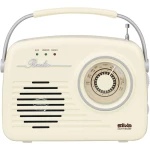 UKW Prijenosni radio Silva Schneider Mono 1965 AUX, USB Mogućnost punjenja Bež boja