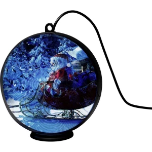 Konstsmide 1560-700 LED krajolik djed božićnjak sa saonicama LED crna ti slika