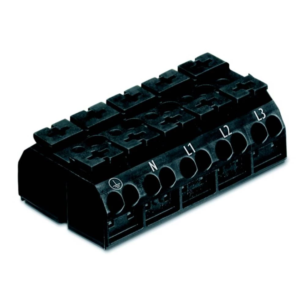 WAGO 862-1505/999-950 stezaljka za priključivanje uređaja opružna stezaljka crna 200 St. slika