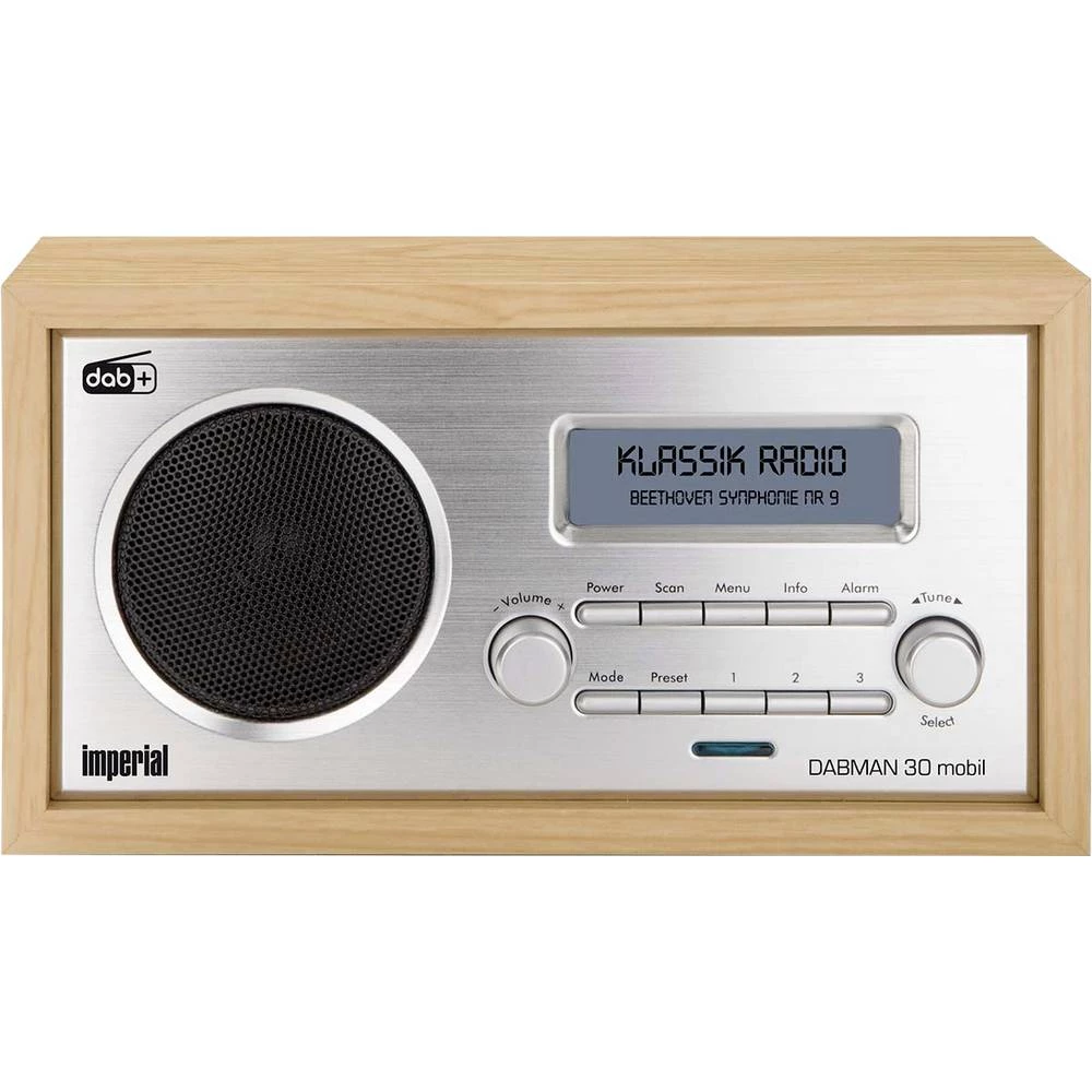 Imperial Imperial DABMAN 30 Mobiles DAB+ / FM-Radio Holz akumulatorski radio slika