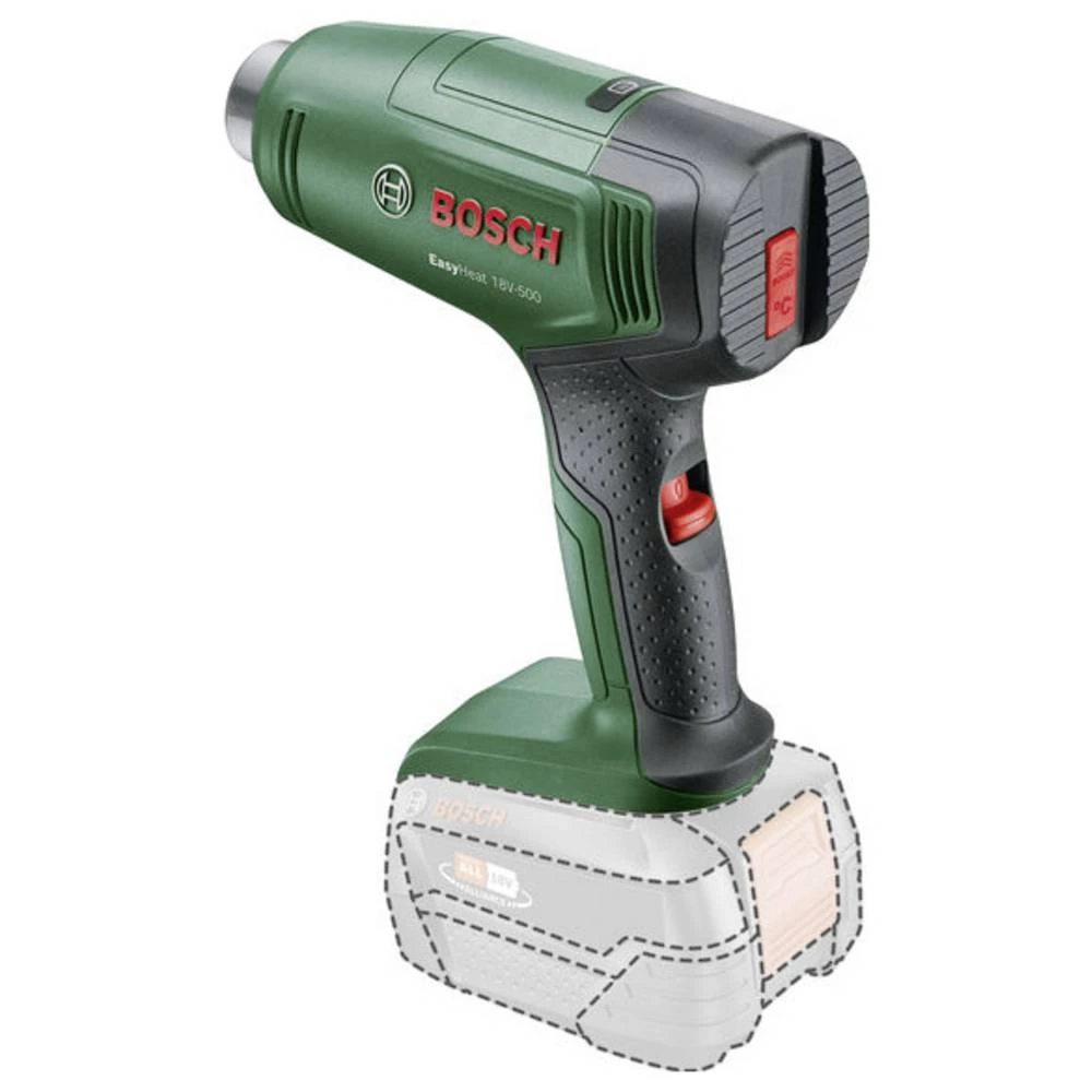 Bosch Home and Garden 06032A8000 EasyHeat 18V-500 akumulatorski fen za vrući zrak slika