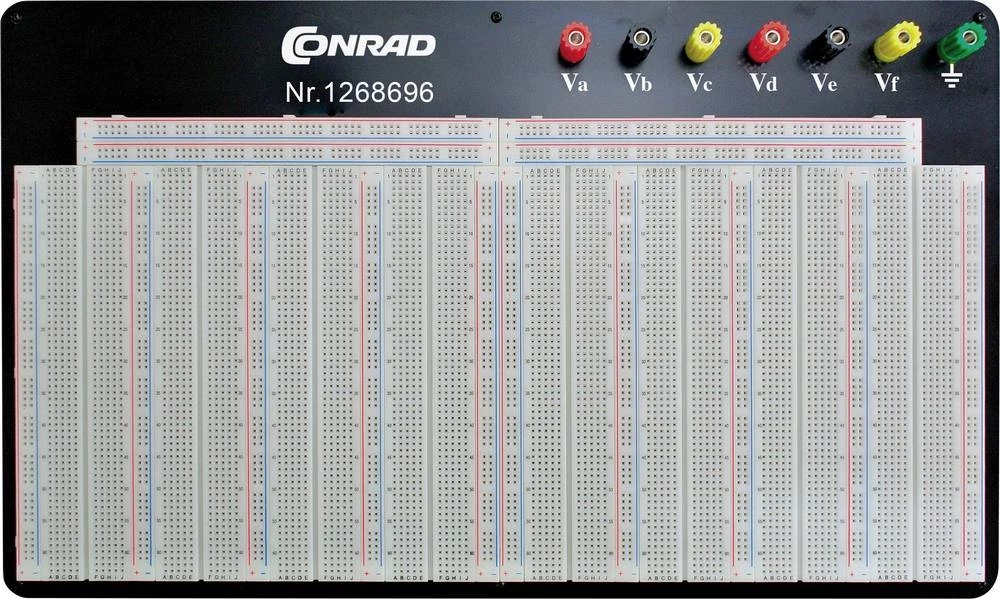Testna pločica Ukupan broj polova 6440 (D x Š x V) 400 x 245 x 8.4 mm TRU COMPONENTS 0165-4300-4-1160 1 ST slika