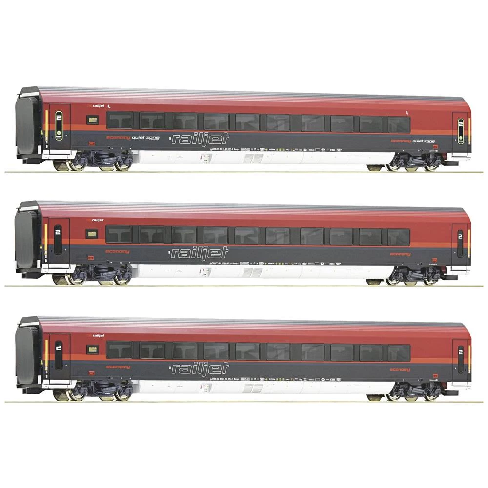 Roco 74041 H0 set od 3 Railjeta od ÖBB slika