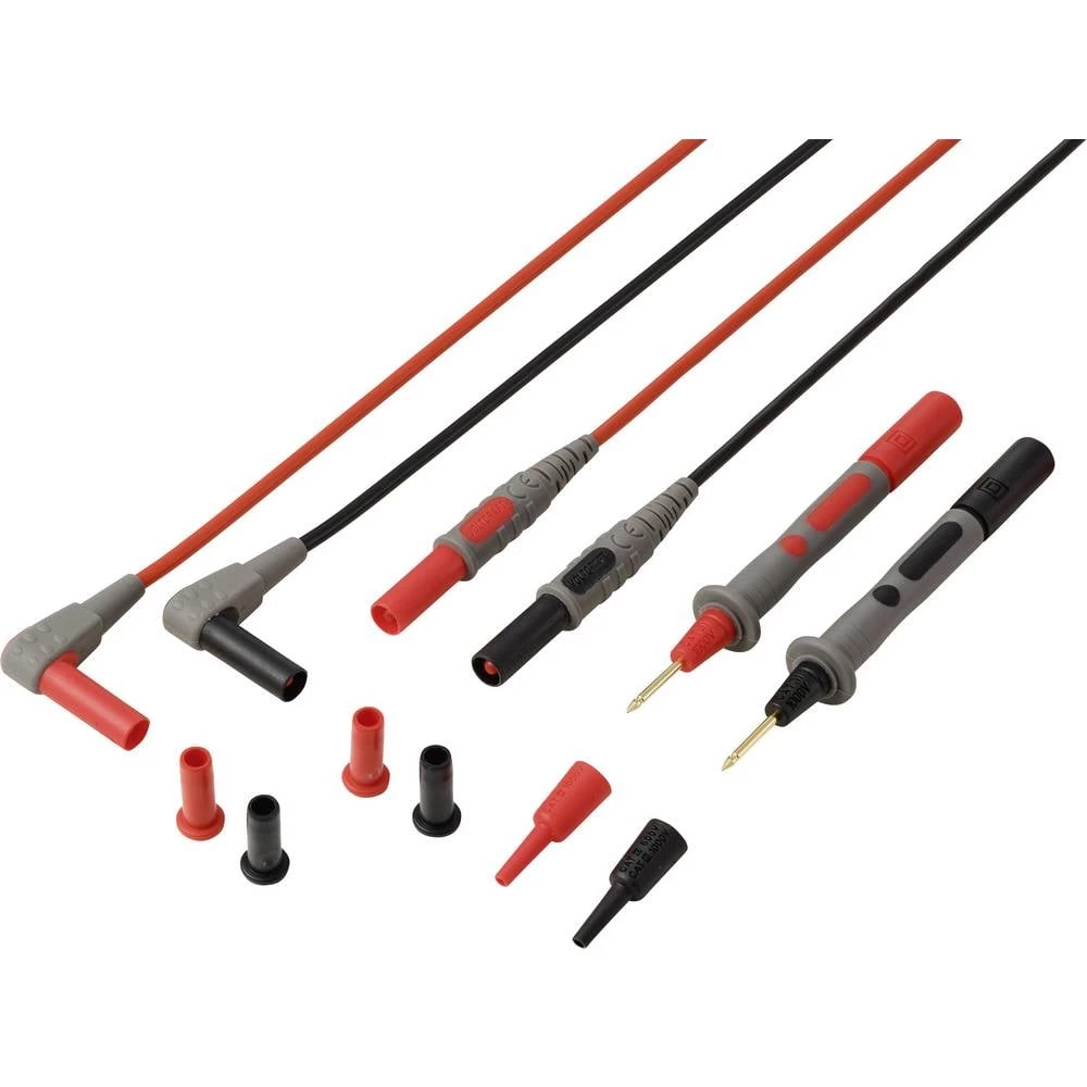 VOLTCRAFT MSL-850 mjerni vod utikač 4 mm sonda 1.2 m crvena, crna 1 Par slika