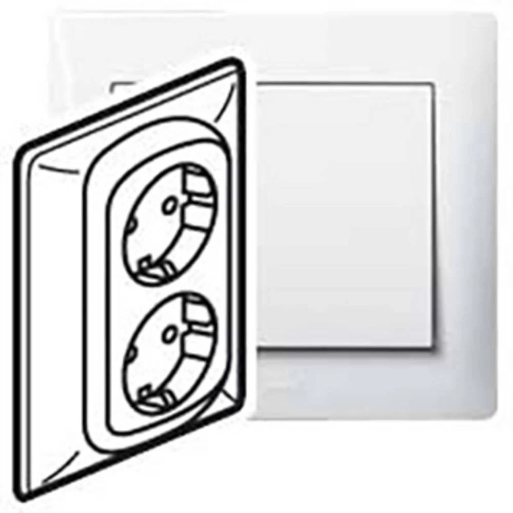 Legrand   utičnica Galea / Pro21 bijela 771033 slika