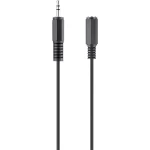 Utičnica Audio Priključni kabel [1x Priključna doza za 3,5 mm banana utikač - 1x 3,5 mm banana utikač] 3 m Crna Belkin