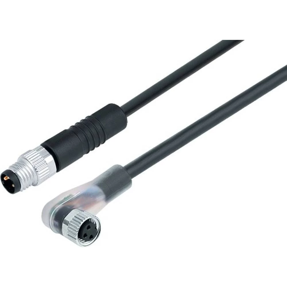 binder 77 3608 3405 50003-0100-20 utični konektor za senzor/aktivator, konfekcionirani ženski konektor, kutni, ravni muš slika