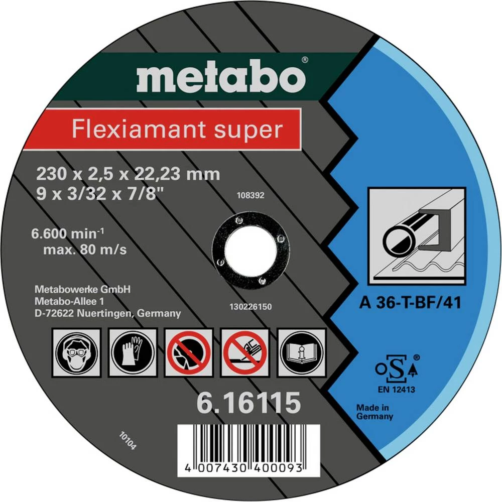 Metabo 616105000 rezna ploča ravna 22.23 mm 25 St. slika
