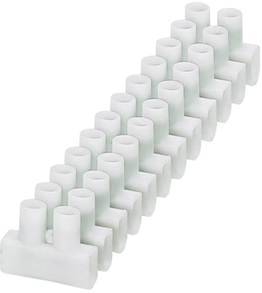 Stezaljka za svjetiljke, fleksibilna: 0.75-6 mm kruta: 0.75-6 mm broj polova: 12 Phoenix Contact 3240172 10 kom. bijele boje slika