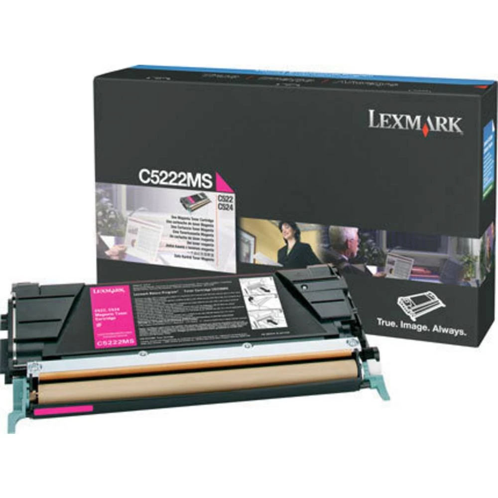 Lexmark Toner C522, C524, C530, C532, C534 C5222MS Original Purpurno crven 3000 Stranica slika