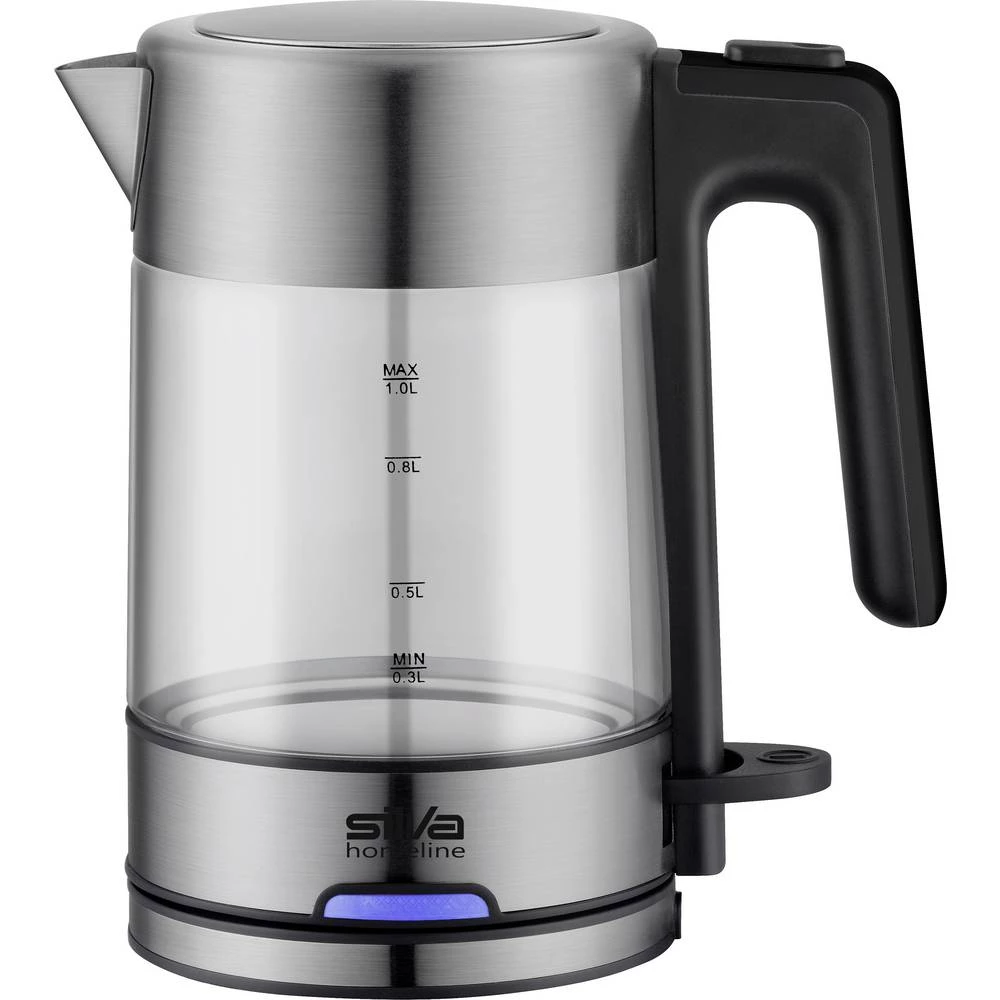 Silva Homeline KL-G 2002 kuhalo za vodu bezžičan crna, plemeniti čelik (brušeni) slika