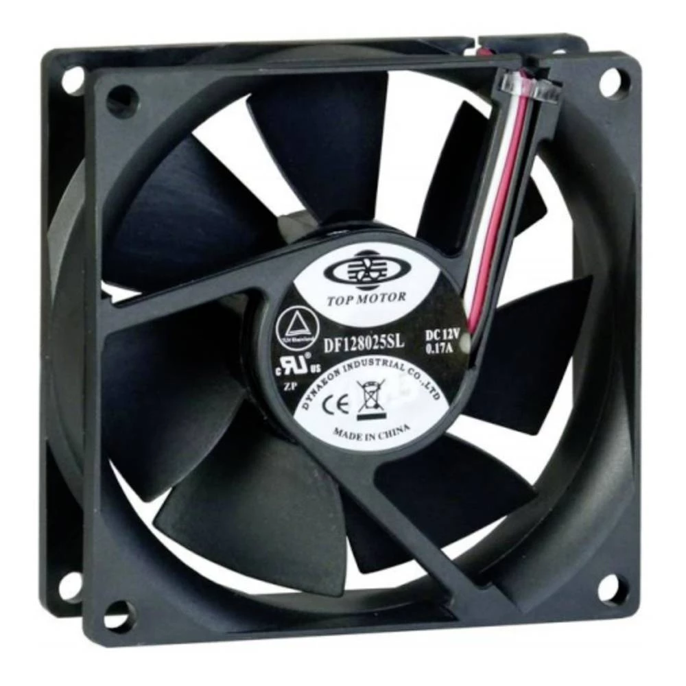 Inter-Tech 88885181 ventilator za PC kućište crna (Š x V x D) 80 x 80 x 25 mm slika