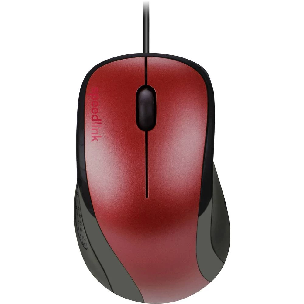 SpeedLink KAPPA USB miš Optički Ergonomski Crvena/crna slika