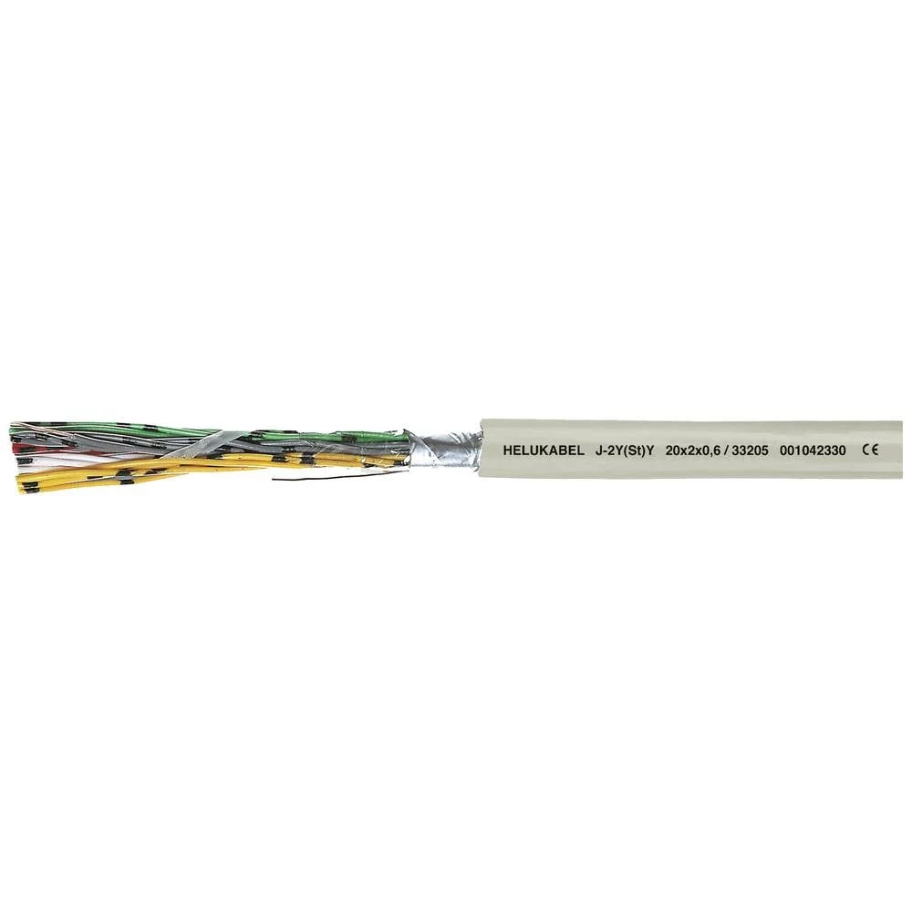 Helukabel 33203-100 telekomunikacijski kabel  16 x 0.6 mm² siva 100 m slika