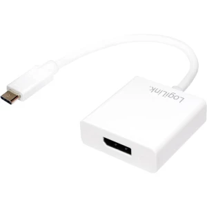 USB / DisplayPort Adapter [1x USB 3.1 muški konektor AC - 1x Ženski konektor DisplayPort] Bijela LogiLink slika