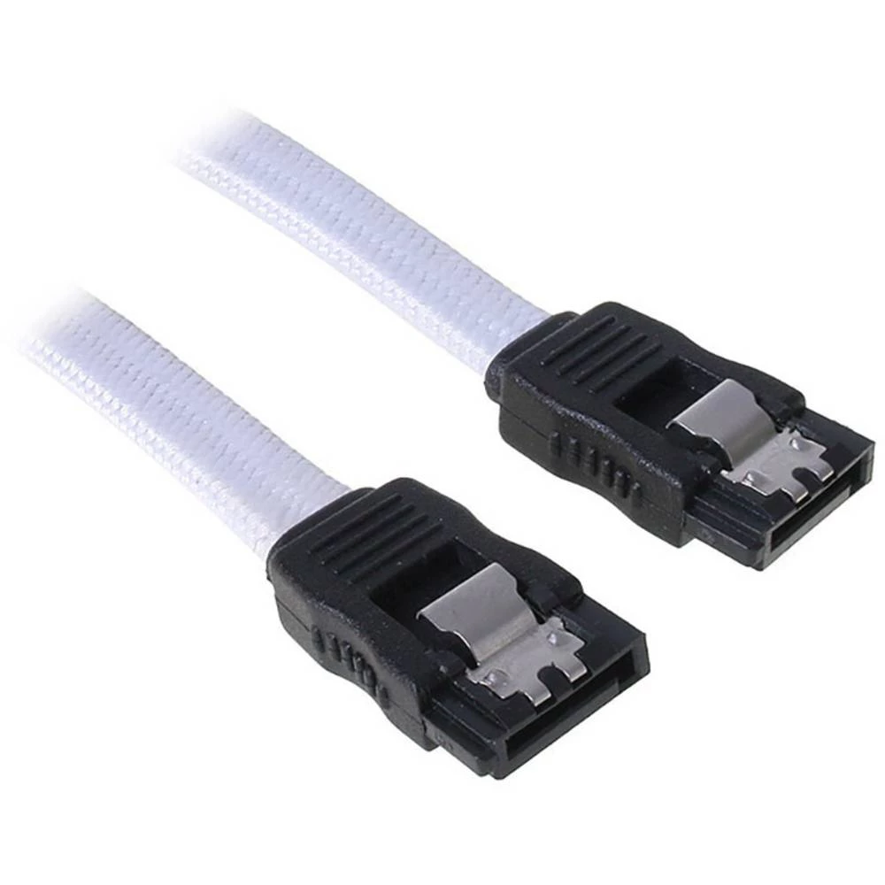 Tvrdi disk Priključni kabel [1x 7-polni ženski konektor SATA - 1x 7-polni ženski konektor SATA] 30 cm Bijela, Crna Bitfenix slika