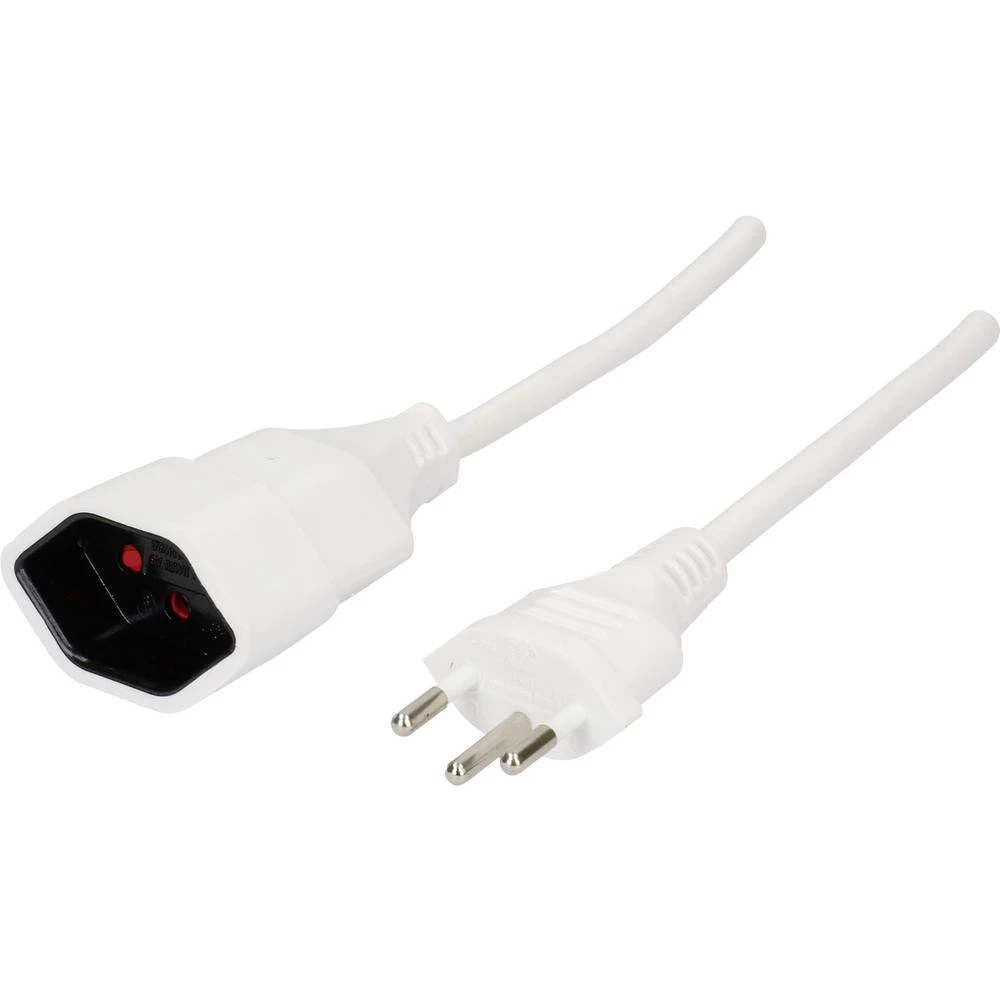 Max Hauri 129022 struja produžetak bijela 3.00 m H05VV-F 3G 1,0 mm² slika