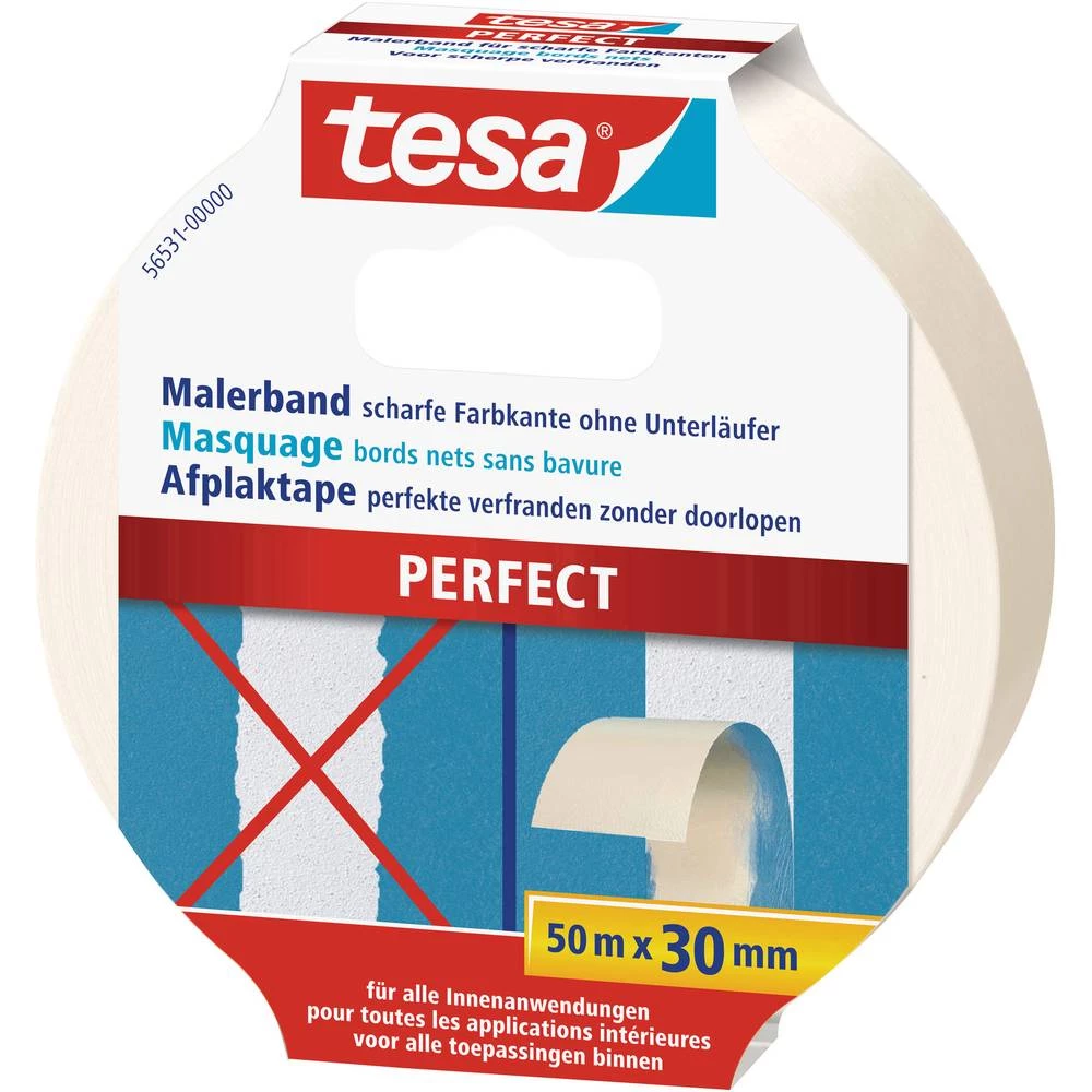 Mekana traka tesa® Bež boja (D x Š) 50 m x 30 mm tesa 56531-00-00 1 Role slika