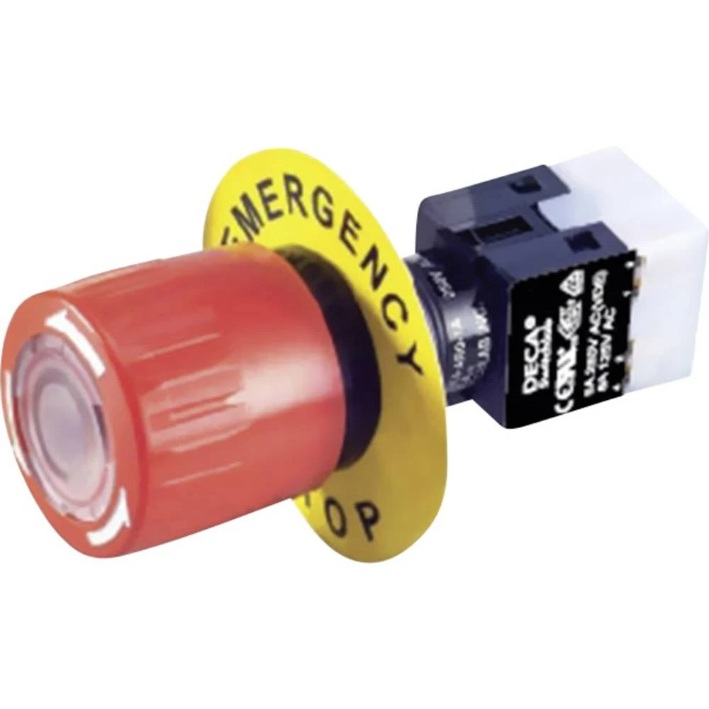 DECA ADA16E6-R22-D10R Prekidač za isključivanje u nuždi 250 V/AC 5 A 1 otvarač, 1 zatvarač IP65 1 ST slika