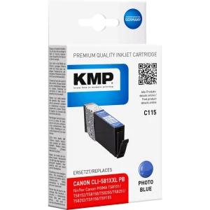 KMP Tinta Zamijena Canon CLI-581PB XXL Kompatibilan Plava boja C115 1578,0242 slika
