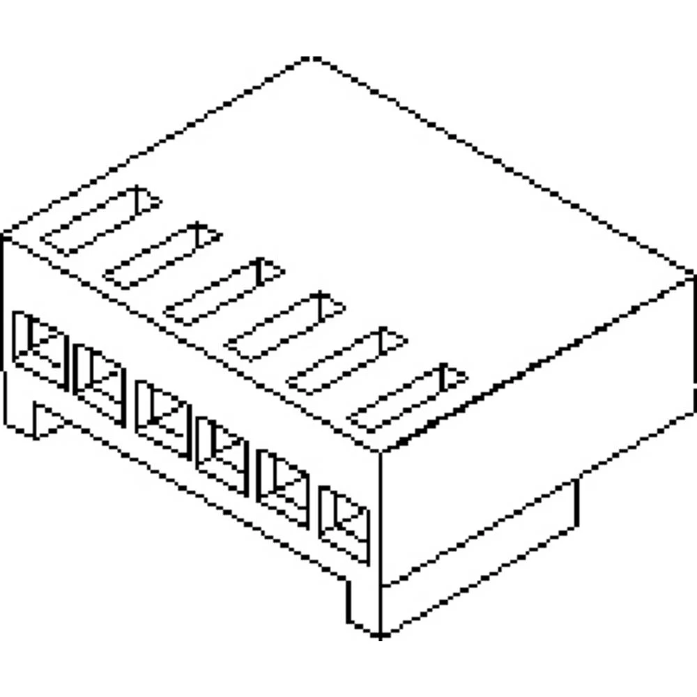 Molex 22011042 2.50mm Pitch KK Wire-to-Board Housing, Female, Friction Lock, for 2759/5159 Crimp Terminals, 4 Circuits slika