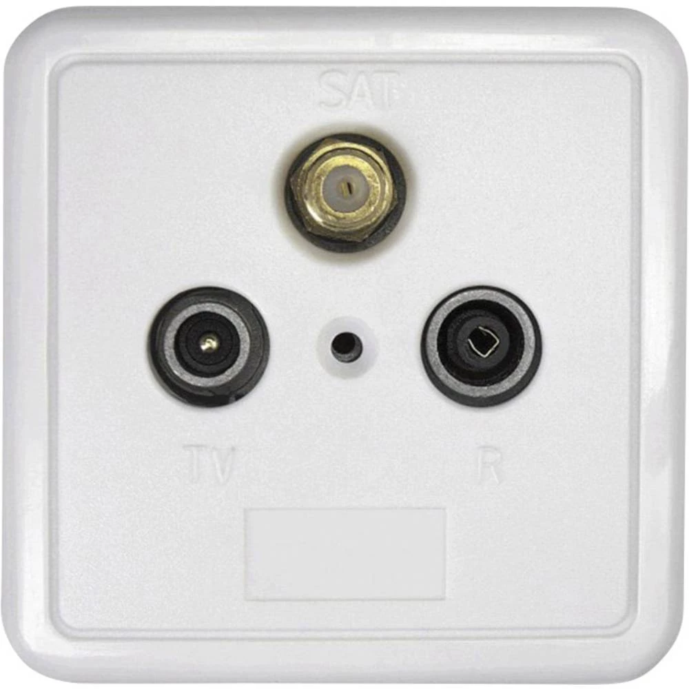 Renkforce SSD 2-00 antenska utičnica tv, ukw, sat podžbukna, površinska ugradnja krajna utičnica slika