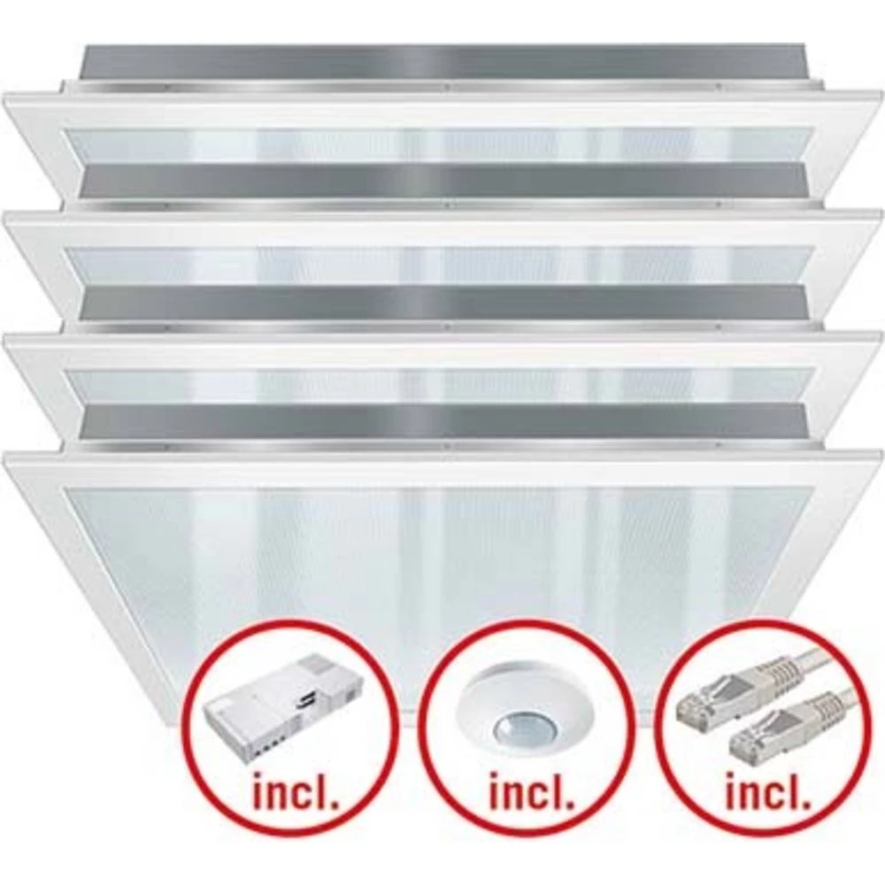 LED svjetlosni set LED LED fiksno ugrađena ESYLUX PNLCEL #EQ10122798 EQ10122798 Bijela slika