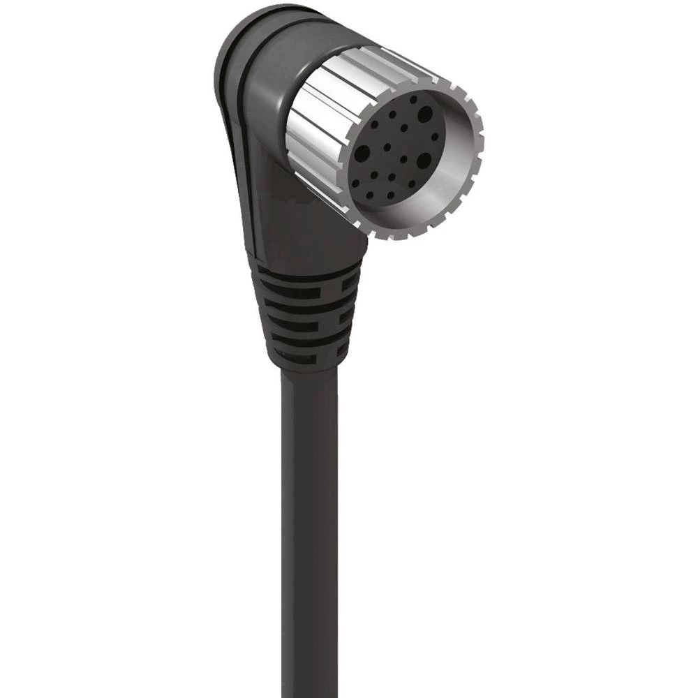 Utični konektor za senzor/aktivator, konfekcionirani M23 Konektor, kutni 9 m Broj polova: 12 Lumberg Automation 19563 RKWU 12-25 slika